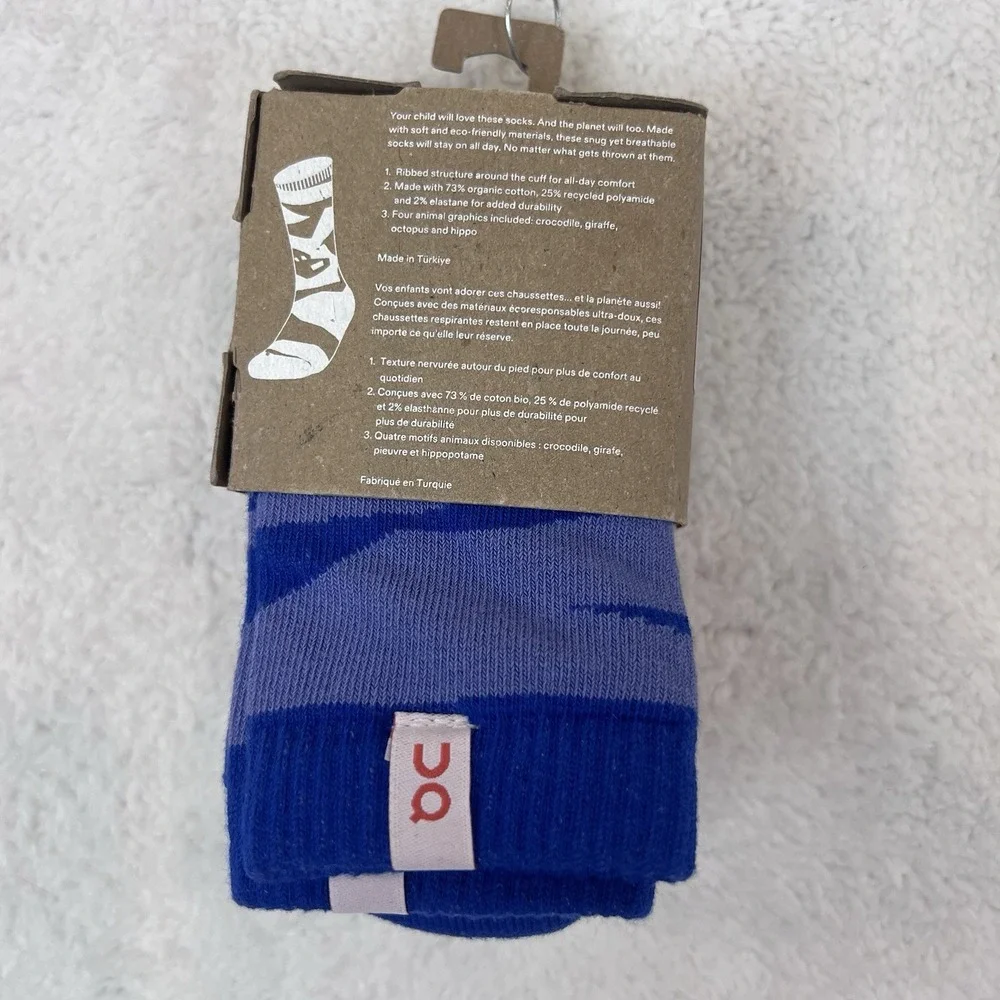 On Cloud Kids' 4 Pack Crew Socks S‎ Active Athletic Running NEW OC Multicolor
